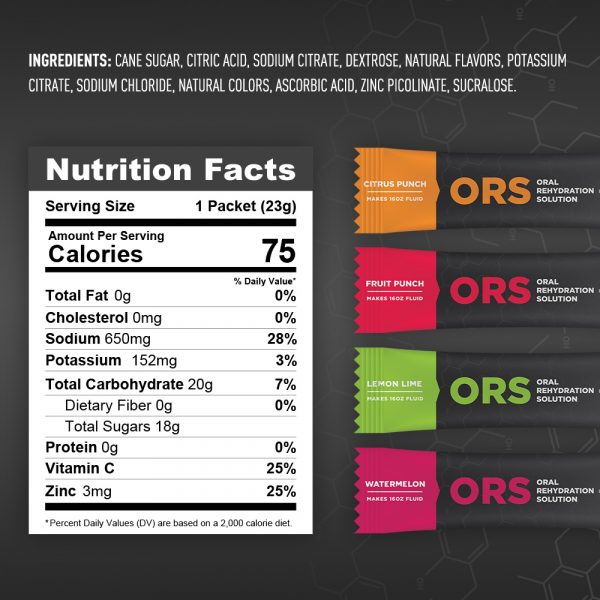 ORS Fluid Tactical Oral Rehydration Solution Fluid Tactical